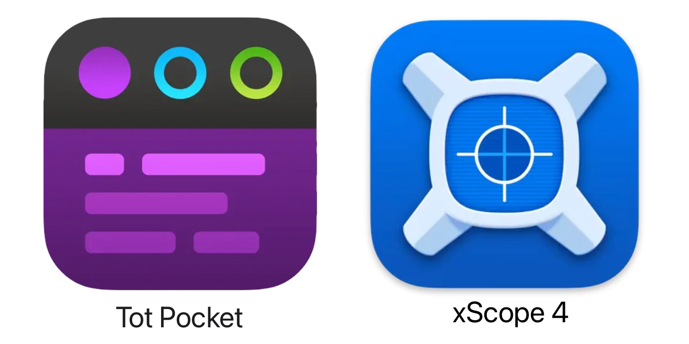 Tot Pocket and xScope 4