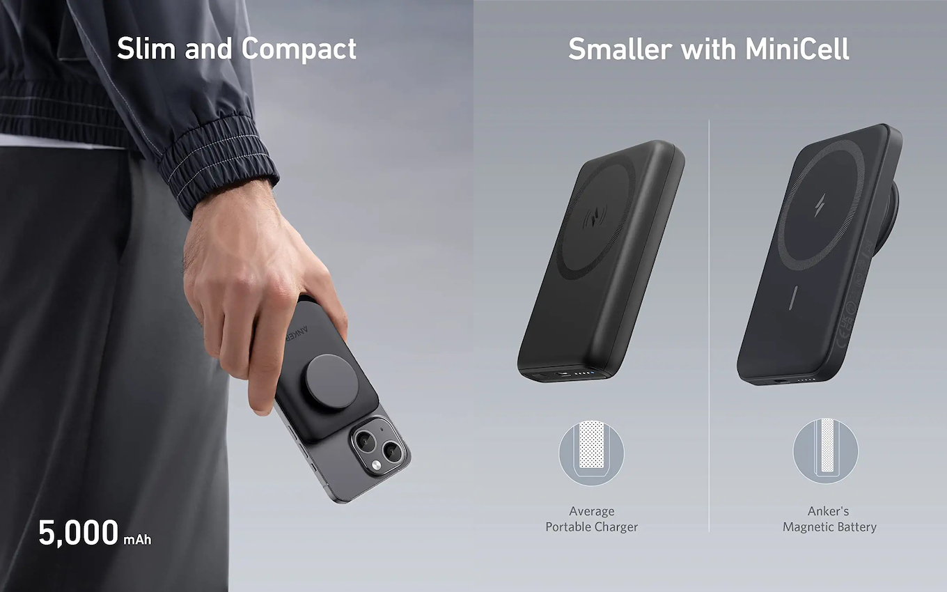 Anker 622 Magnetic Battery (MagGo with Popsocket)