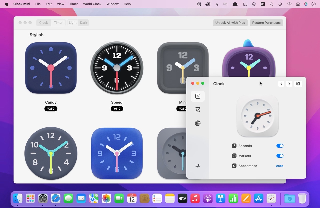 Clock mini for Mac v3.1 now available