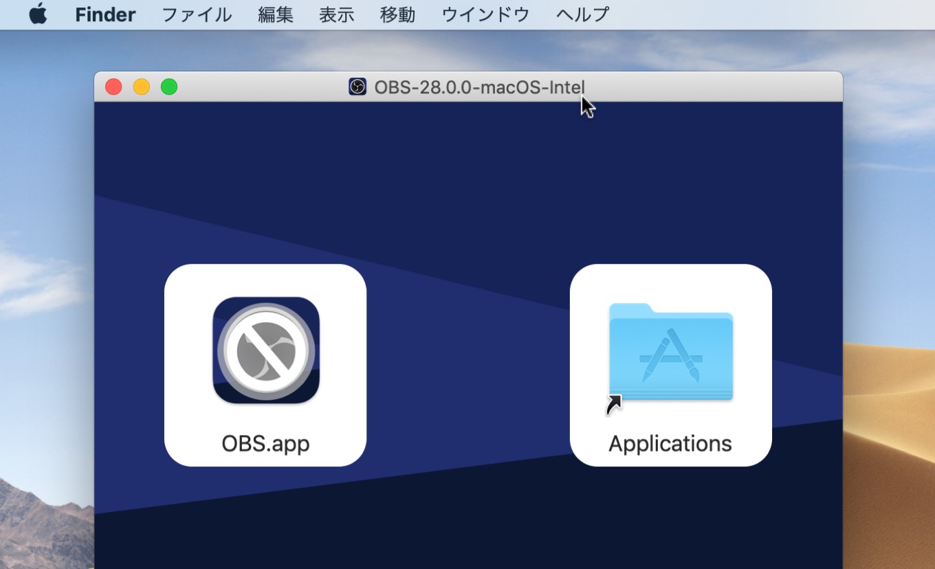 OBS Studio v28 drop support macOS 10.14 Mojave