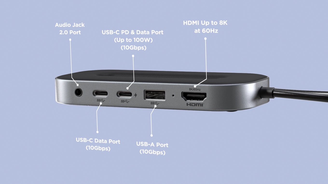 Satechi USB-4 Multiport Adapter with 2.5 Ethernet
