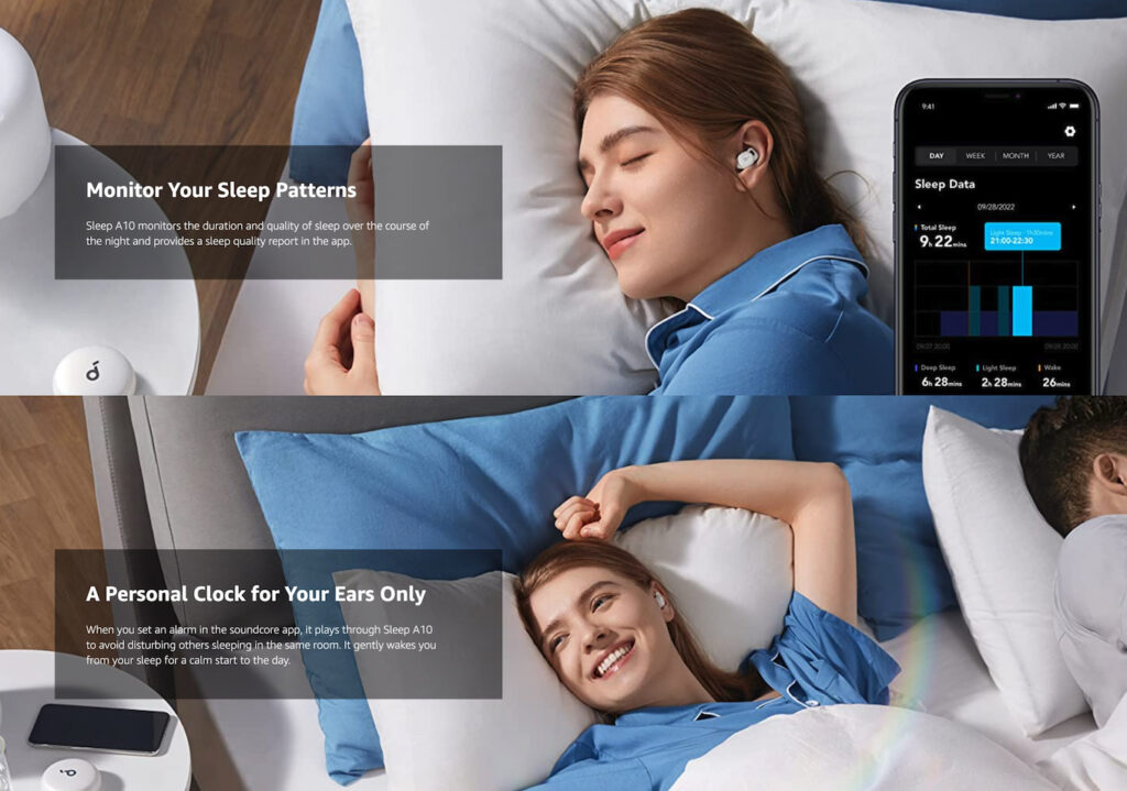 米Anker、外の騒音やイビキなど最大35dBのノイズを遮断し快適な睡眠をサポートするBluetoothイヤホン「Soundcore ...