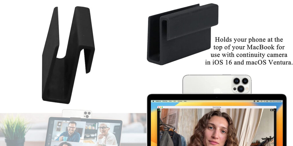 macOS 13 Venturaで連携カメラの新機能として追加されるiPhoneをウェブカメラとして使う/デスクビュー用のiPhoneマウント