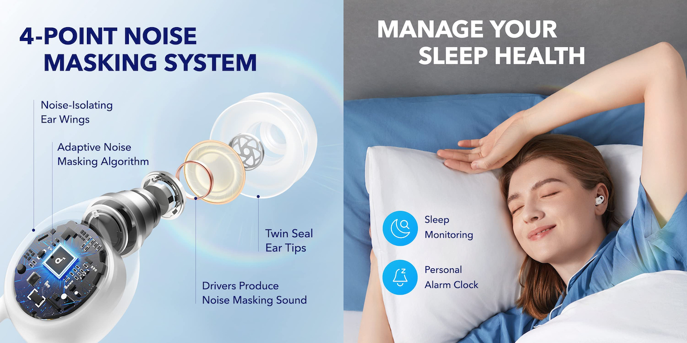 Anker Japan、快適な睡眠時間をサポートする完全ワイヤレスイヤホン 