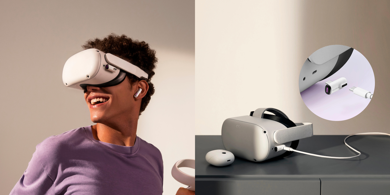 Soundcore VR P10とMeta Quest 2 VR Headset