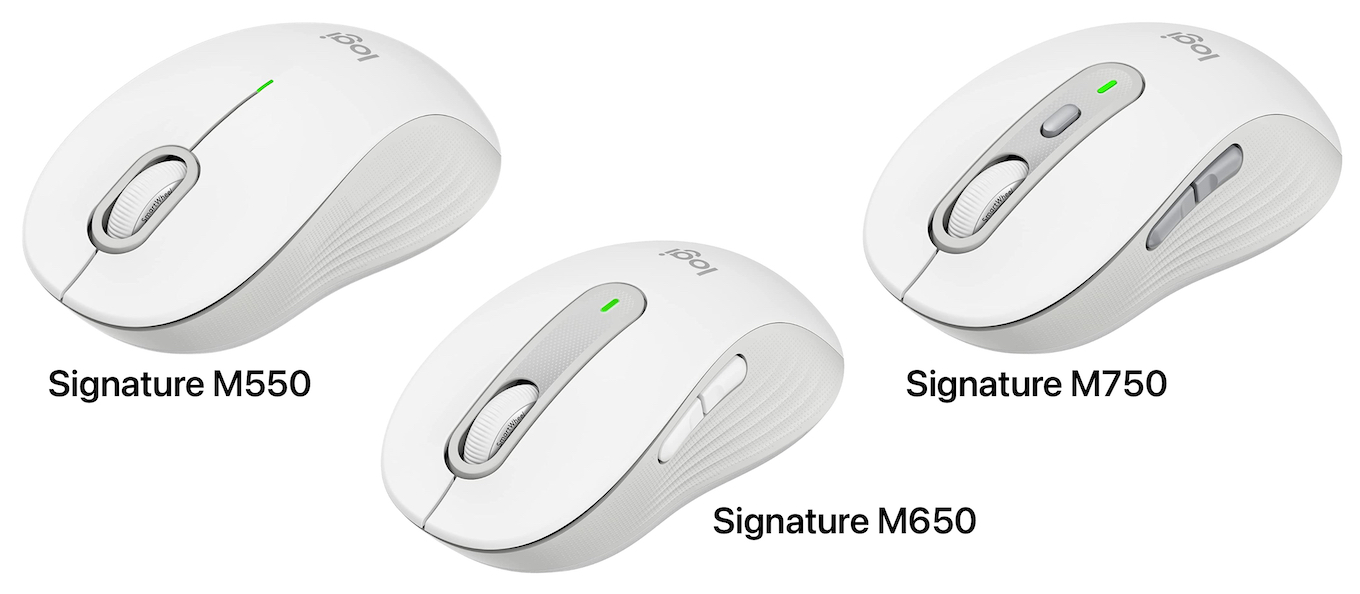 ロジクール Signature M750とM650,M550