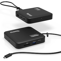 Plugable 7-in-1 USB-C ドッキングステーション デュアル HDMI 対応