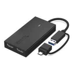 Plugable USB Type-C デュアル・グラフィック変換アダプター UGA-HDMI-2S