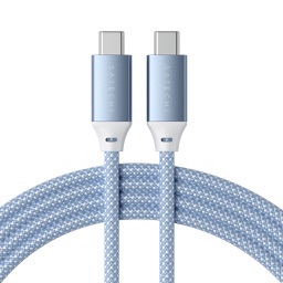 Satechi USB-C to USB-C 100W Charging Cable Cables Blue