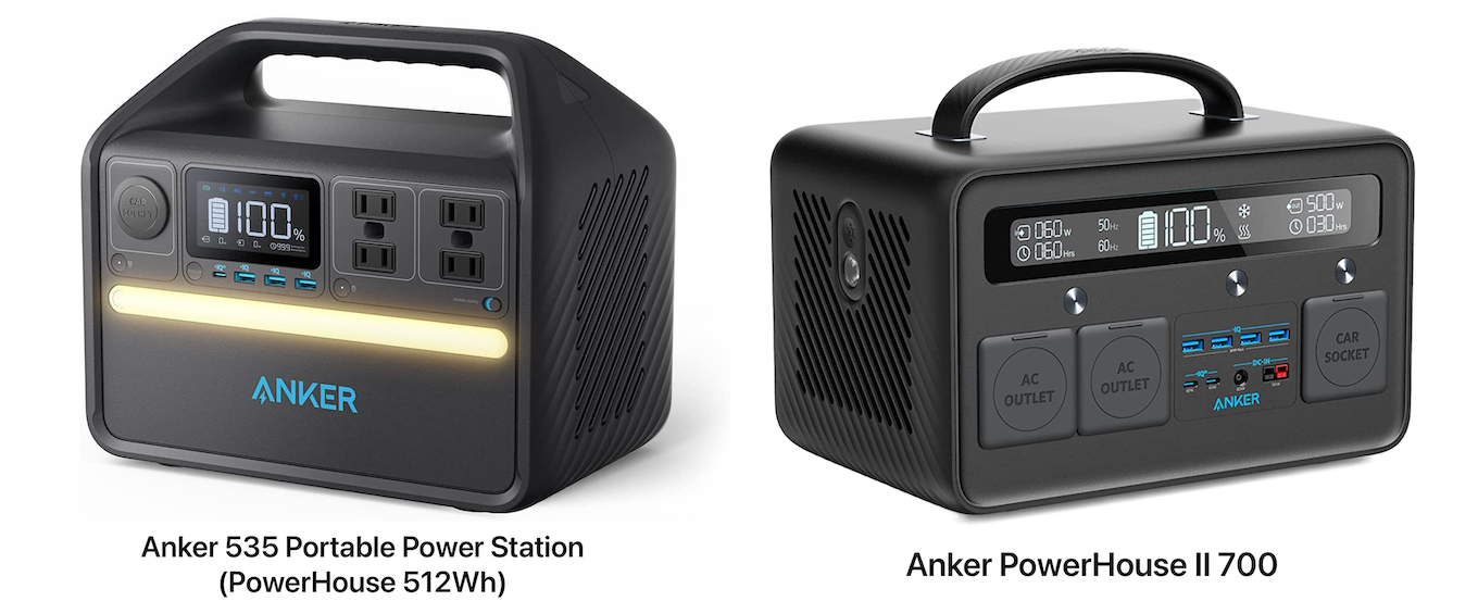 Anker 535 Portable Power StationとAnker PowerHouse II 700