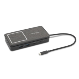 Kensington SD1700P USB-C Dual 4K Portable Mobile Dock with Qi Charging
