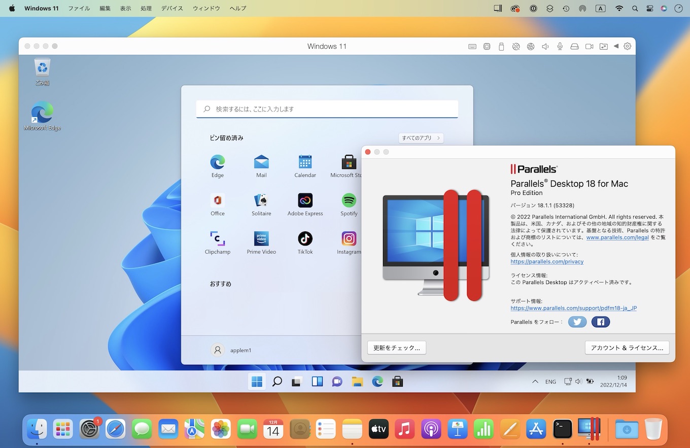 Parallels Desktop for Mac 18.1.1