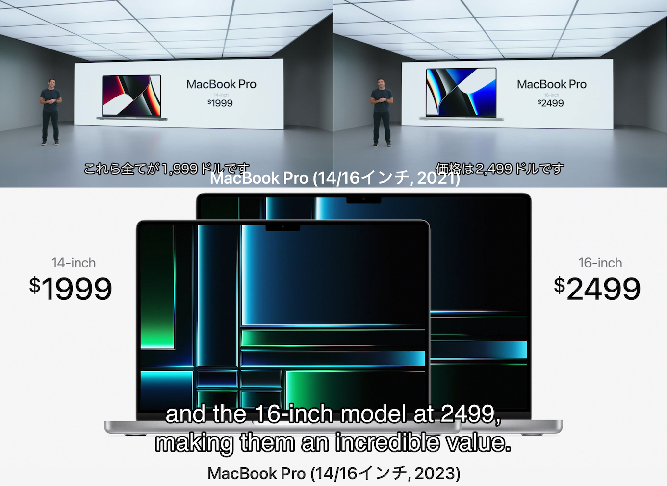MacBook Pro (14/16インチ, 2023)の価格
