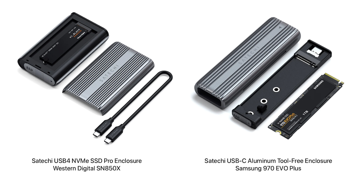 Satechi USB4 vs USB-C Aluminum Tool-free