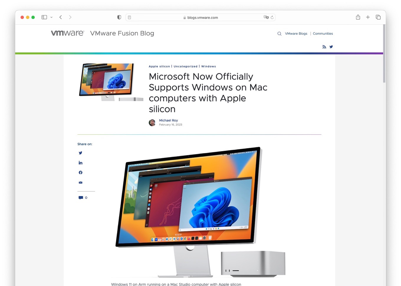 Microsoft Now Officially Supports Windows on Mac computers with Apple silicon