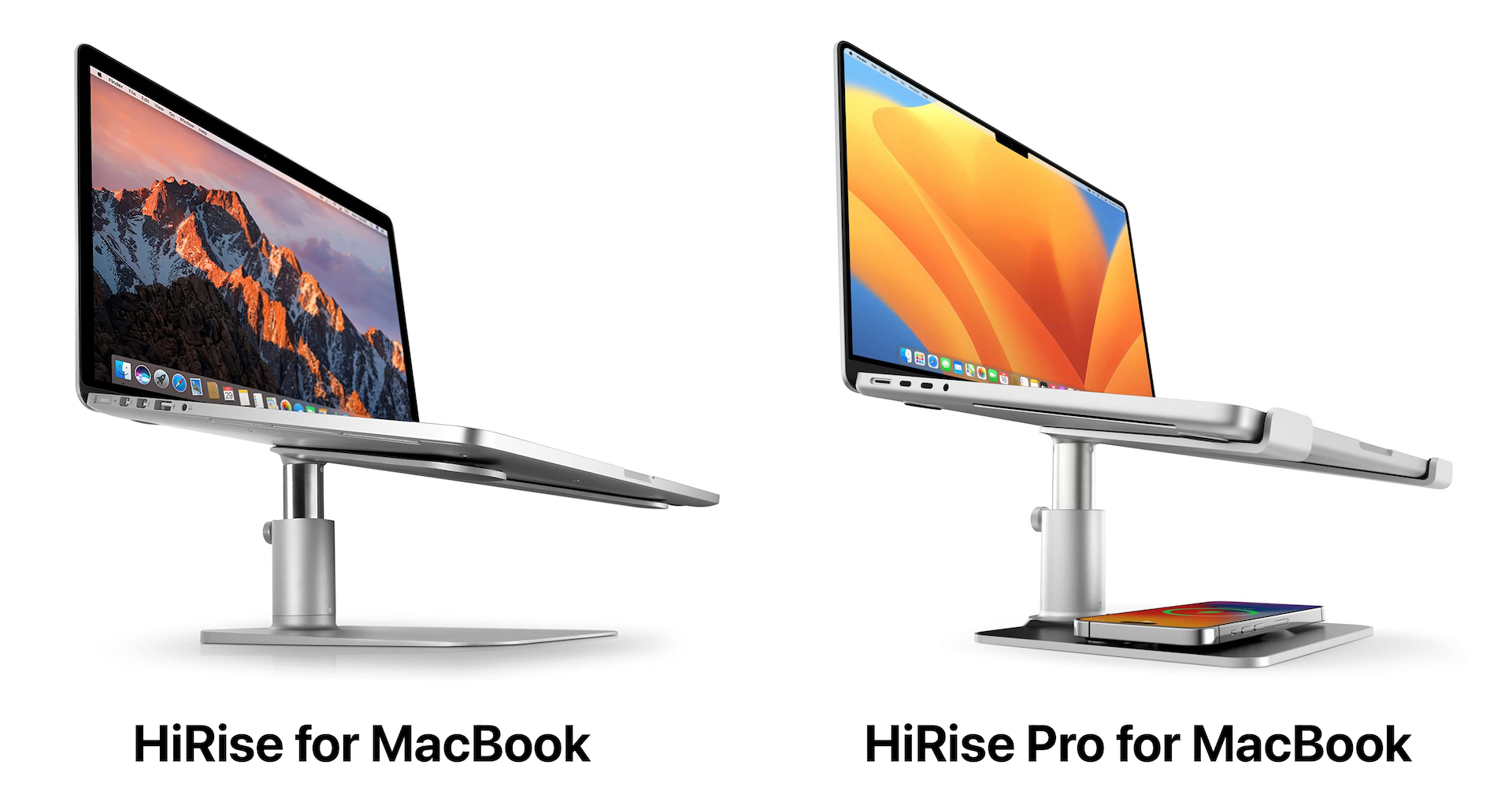 旧HiRise for MacBookと新しいHiRise Pro for MacBook