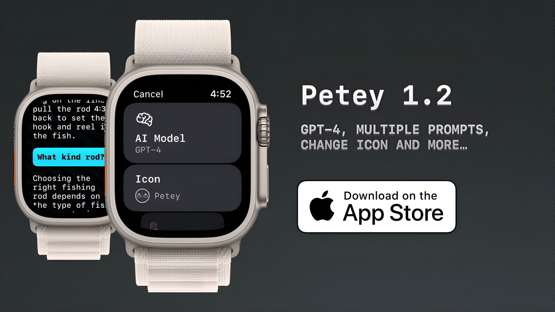 Petey for Apple Watch (旧watchGPT)