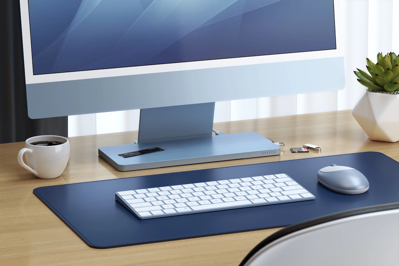 Satechi 24インチ iMac用 USB-C スリムドック