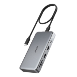 Anker 563 USB-C Hub (10-in-1, Dual 4K HDMI, for MacBook)