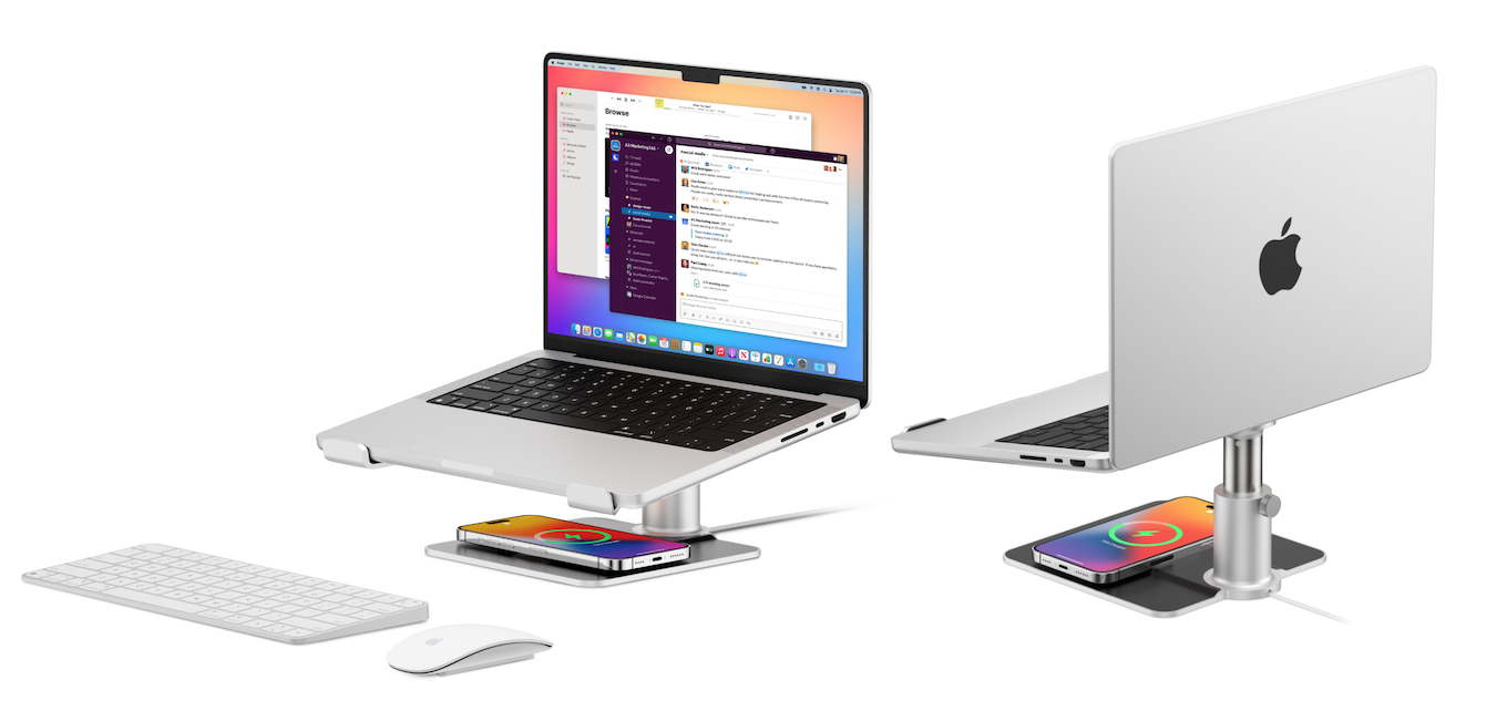 Twelve South HiRise Pro for MacBookの前面と背面