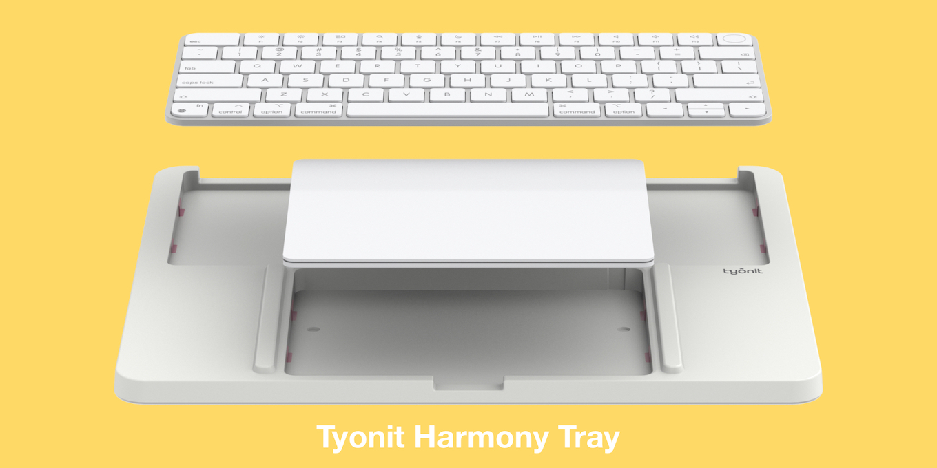 Tyonit Harmony Tray for Apple Magic Keyboard and Trackpad