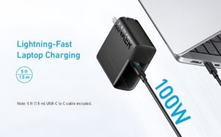 米Anker、最大100W出力で単ポート仕様の安価なUSB-C充電器「Anker 317 Charger (100W)」を発売。