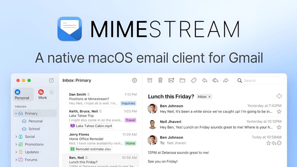 instal the new version for mac Mimestream