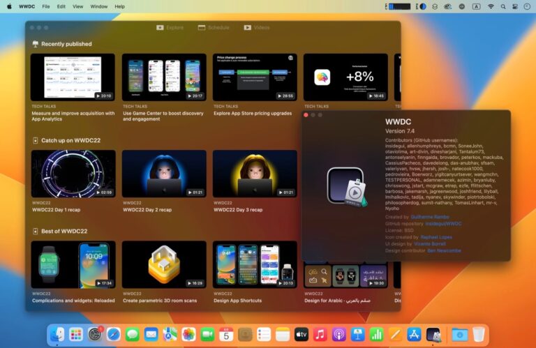  Apple、来週のカンファレンスに先立ってWWDCアプリをアップデートしてバグを修正