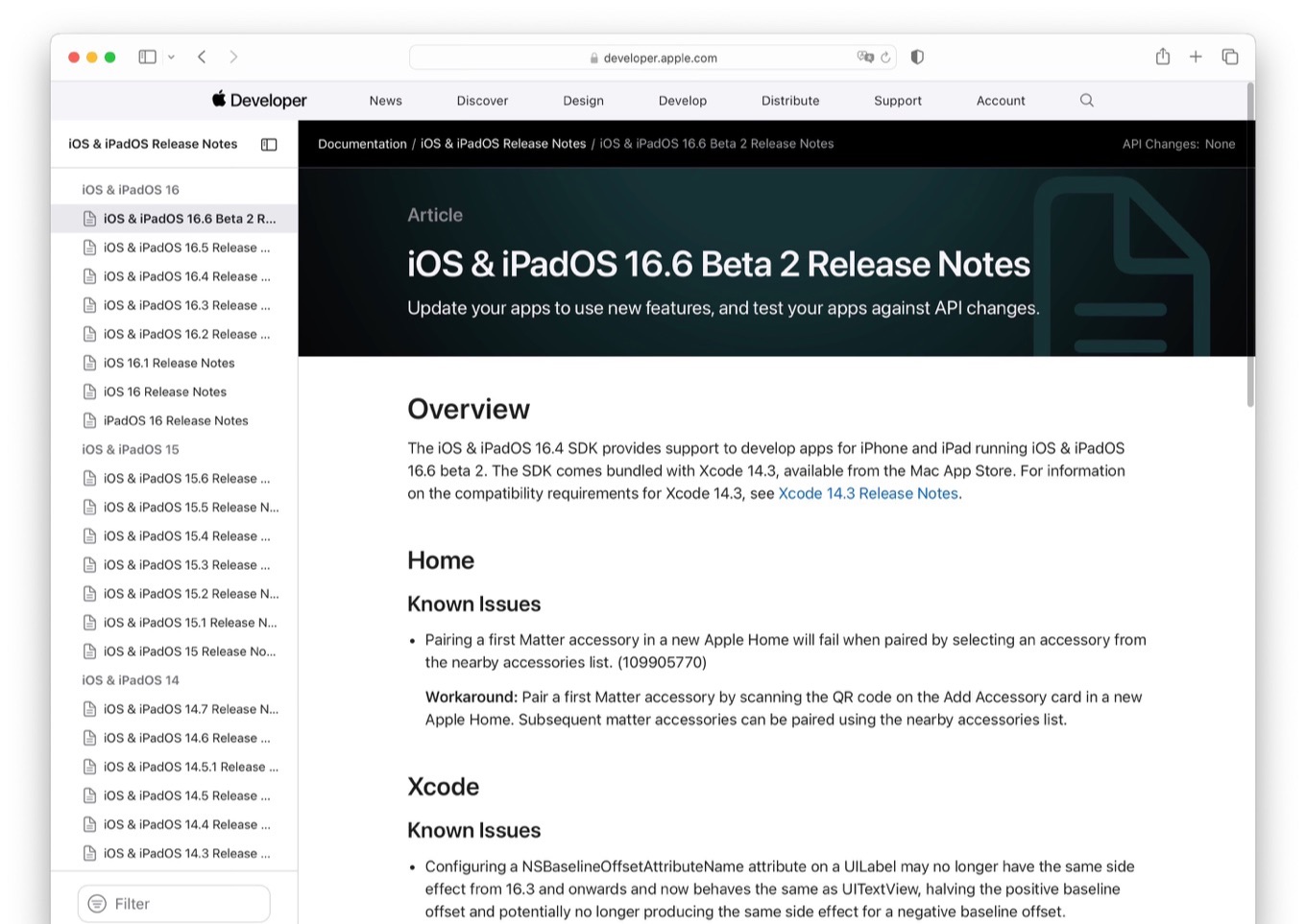 iOS and iPadOS 16.6 Beta 2 Release Notes