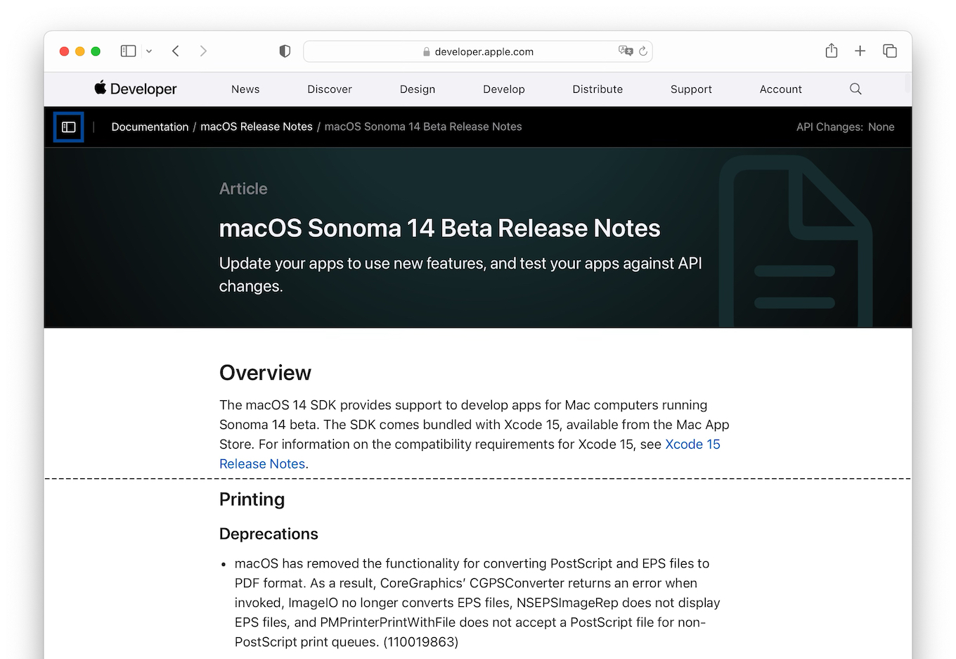 macOS 14 Sonomahas removed func for converting PS and EPS to PDF