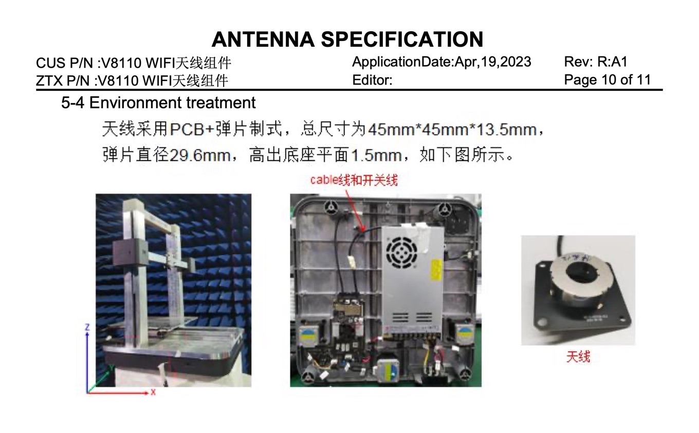 AnkerMake M5C Antenna Specification