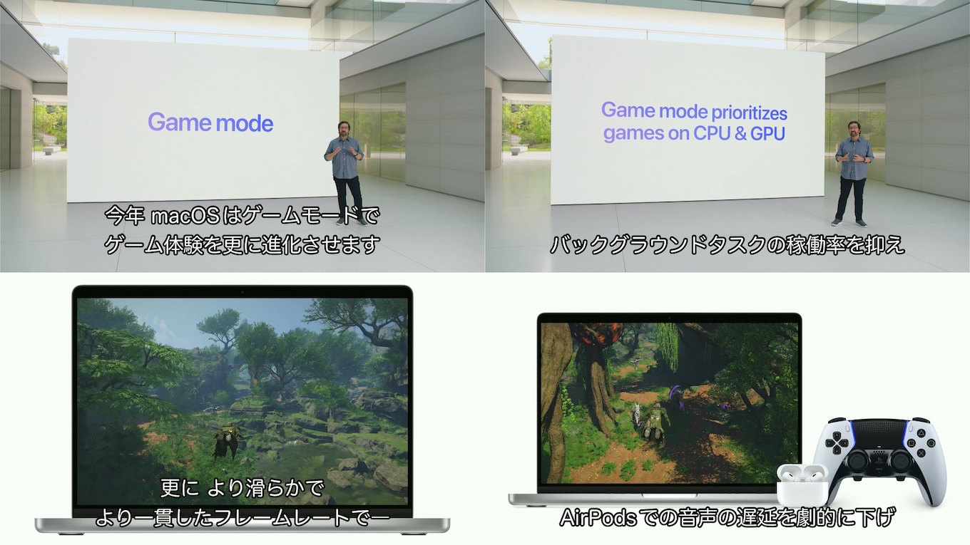 macOS 14 Sonoma Gaming Mode feature