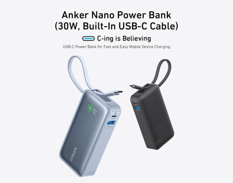 米Anker、USBCコネクタやケーブルを搭載した「Anker Nano Power Bank」や「Nano Charging