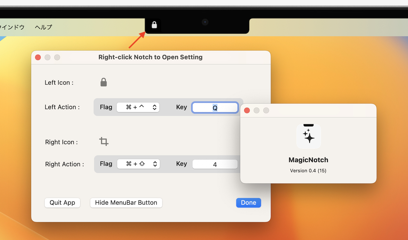 MagicNotch for MacBook