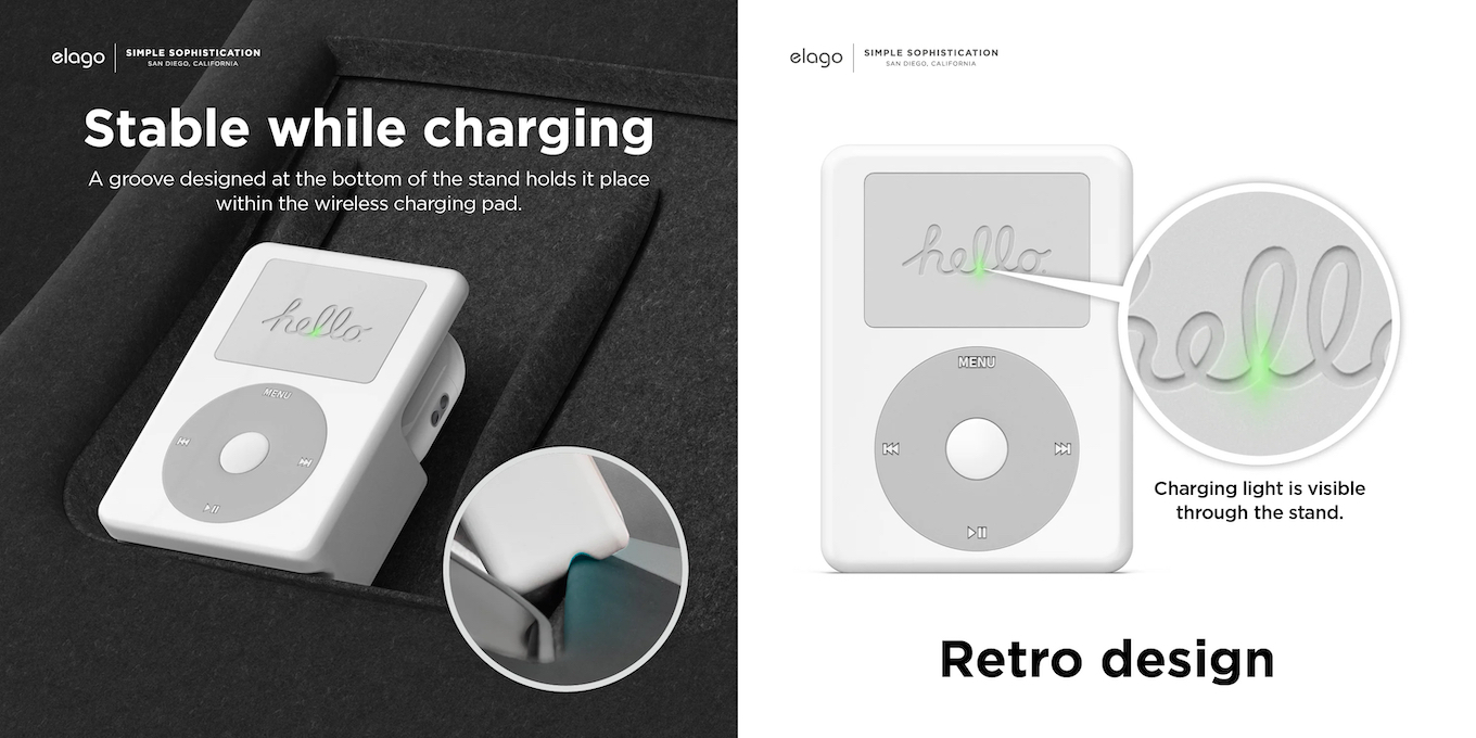 elago W6 Tesla Charging Stand for AirPods
