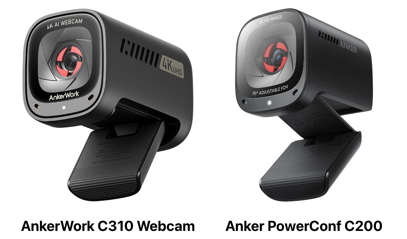 AnkerWork C310 WebcamとAnker PowerConf C200