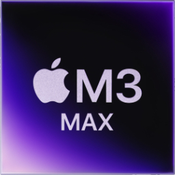 Apple M3 Maxチップのロゴ