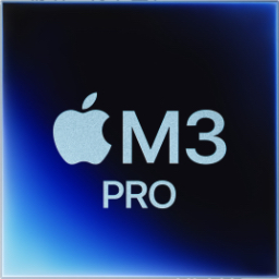 Apple M3 Proチップのロゴ
