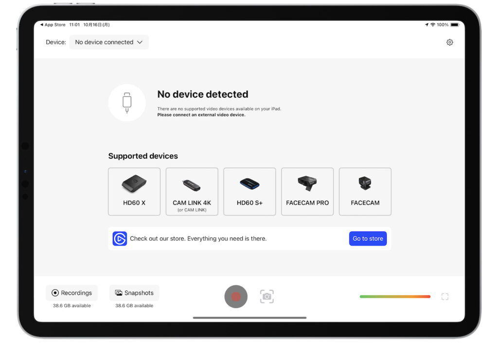Corsair、ゲーム/HDMIキャプチャカードElgato HD60 X/Cam Link 4KなどをiPadに接続しゲームや配信用の録画を