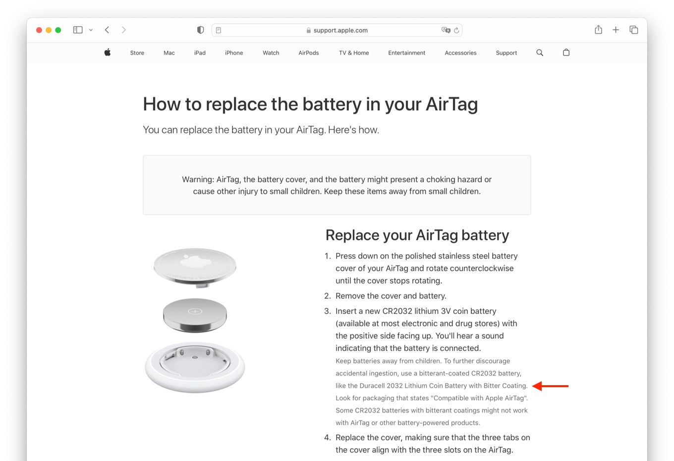How to replace the battery in your AirTag
