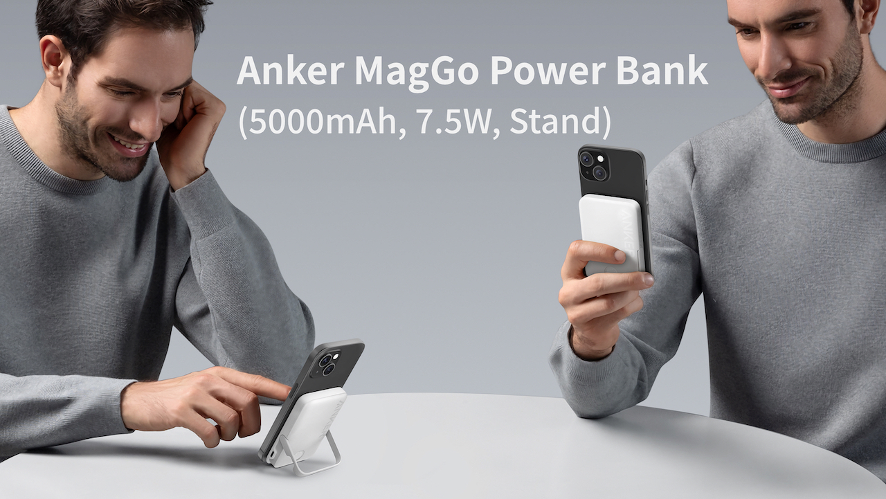 Anker MagGo Power Bank (5000mAh, 7.5W, Stand)