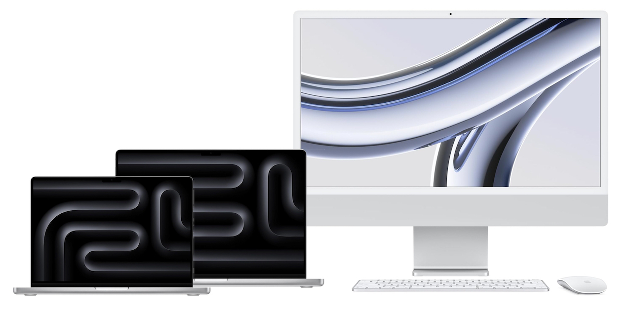 Apple M3チップファミリーを搭載したMac