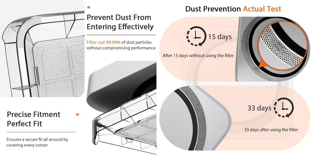IFCASE Desktop Dust, Air Filter Stand