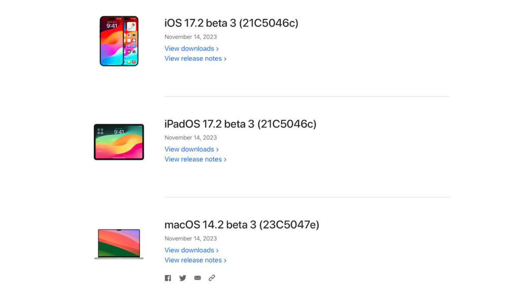  Apple、開発者向けに macOS 14 Sonoma の第 3 ベータ版をシード