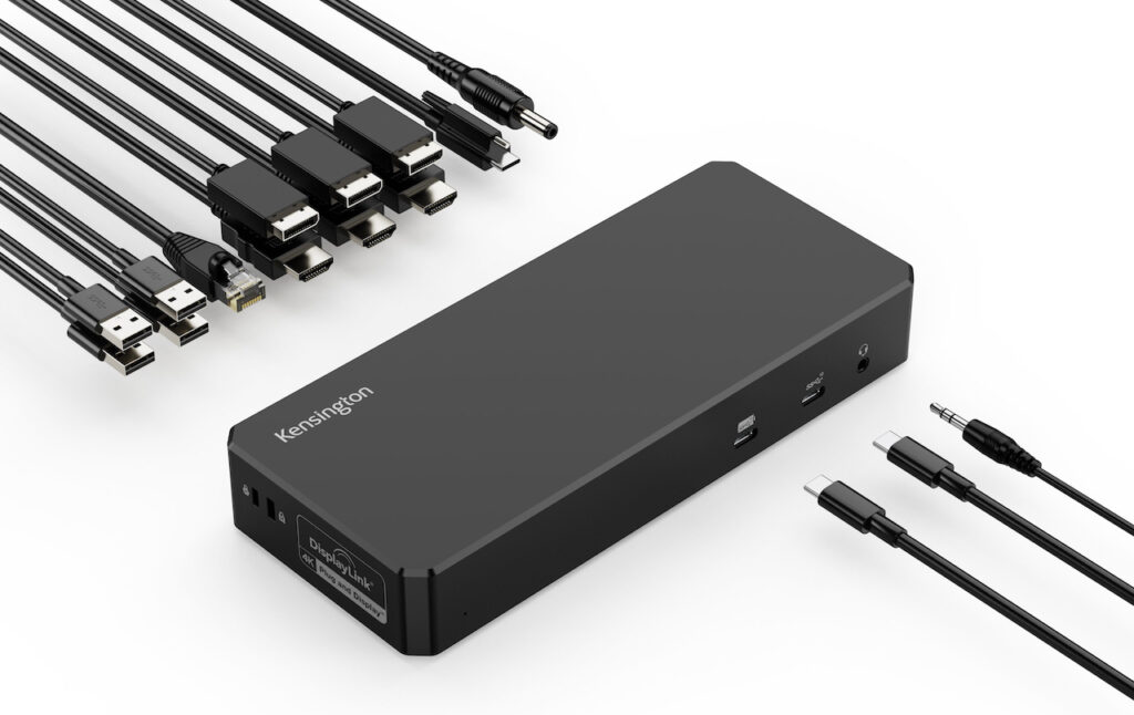 Kensington、DisplayLinkチップを採用しApple M1/M2/M3チップ搭載のMacでも最大3台の4K60Hz外部