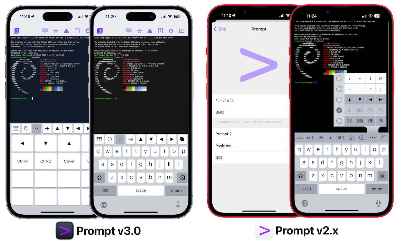 Prompt 3 vs 2 for iOS