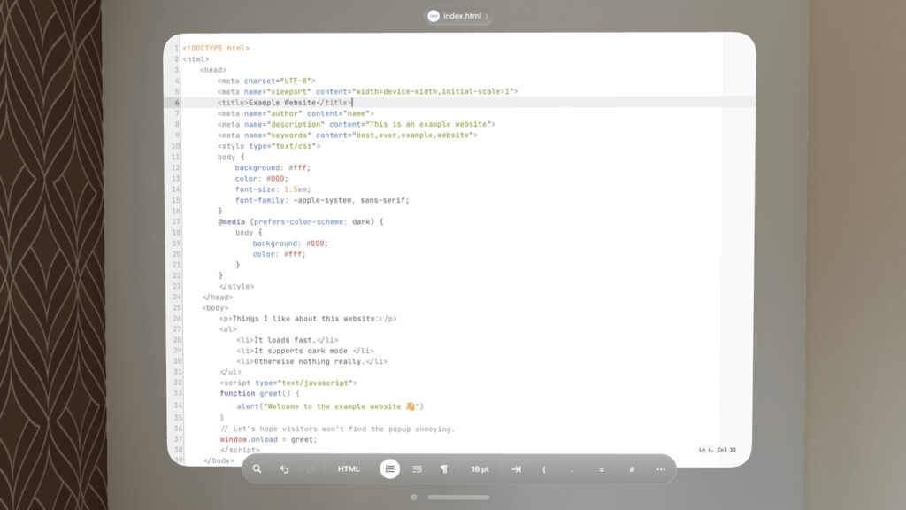 Valheim Runestone Text iPhone/iPad用多機能テキストエディタ「Runestone Text Editor」がVision Proに対応。