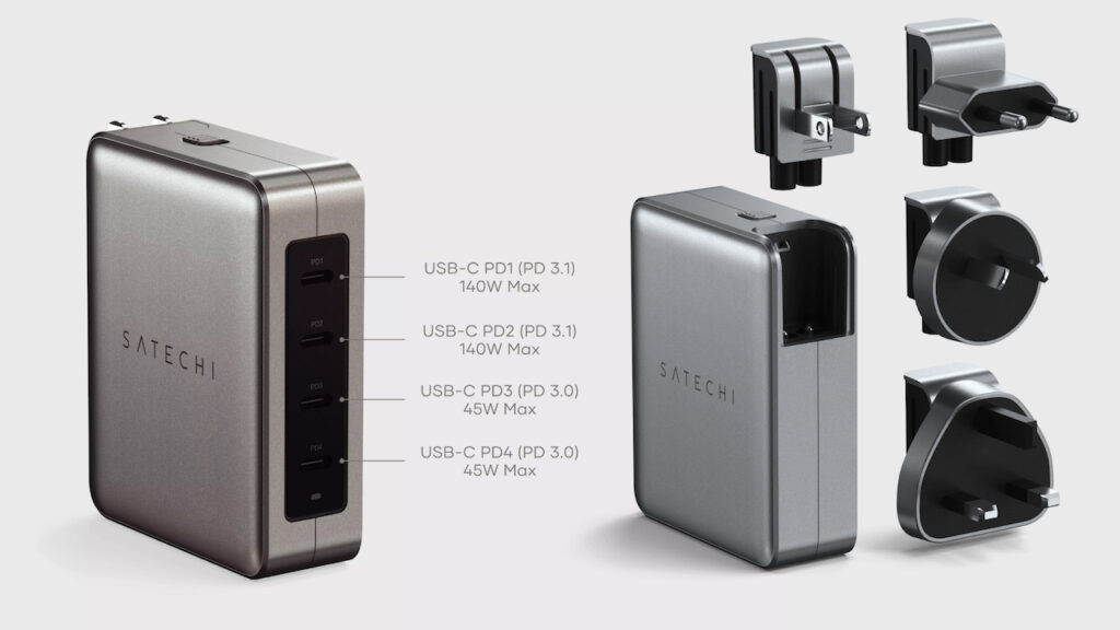  Satechi、3つの新しいGaN USB-C壁充電器を発売