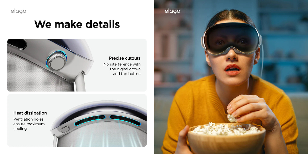 elago Hybrid Clear Case for Apple Vision Pro