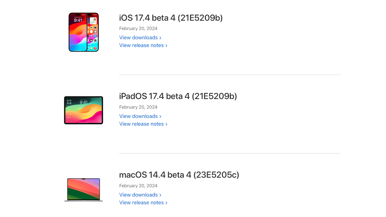 macOS Sonoma 14.4 Beta 4 Release Notes